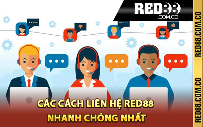 Các cách liên hệ Red88 nhanh chóng nhất